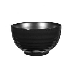 Rustic Black Sparkle Ripple Deli Bowl 70oz Box 4