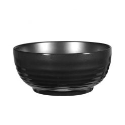 Rustic Black Sparkle Ripple Deli Bowl 40Oz Box 6