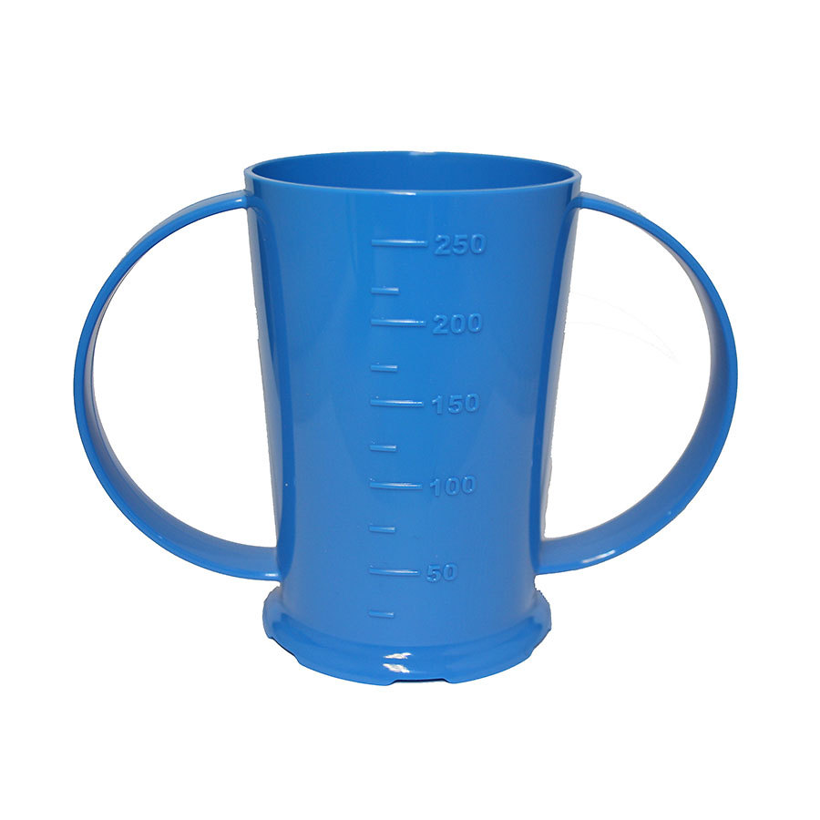 2 Handled Beaker Polycarb 26cl Blue Pro Catering Equipment 6001