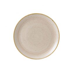 Stonecast Nutmeg Cream 8inch Coupe Plate