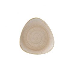 Stonecast Nutmeg Cream 9inch Triangle Plate