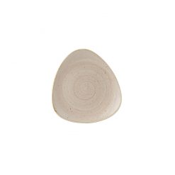 Stonecast Nutmeg Cream 7inch Triangle Plate