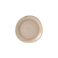 Stonecast Nutmeg Cream 8inch Organic Round Plate