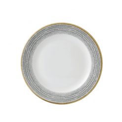 Stone Grey Rimmed Plate 10.3 inch