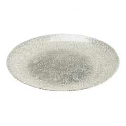 Raku Quartz Black Coupe Plate 11 Inch