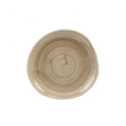 Patina Antique Taupe Organic Plate 7.25 inch