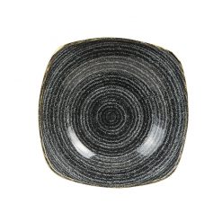 Studio Prints Charcoal Black Square Bowl 23.5cm