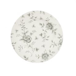 Rose Chintz Grey Grey Rose Chintz Plate 8 1/4 inch