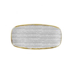 Stonecast Grey Oblong Chefs Plate No. 4