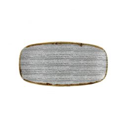 Stonecast Grey Oblong Chefs Plate No.3