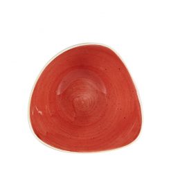 Stonecast Berry Red Lotus Bowl 7inch