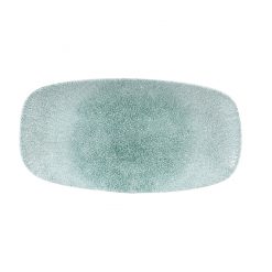 Raku Jade Green Oblong Chefs Plate No. 3