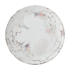 Flat Coupe Plate Carrara 30cm