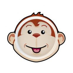 Monkey Melamine Junior Plate 262x227mm