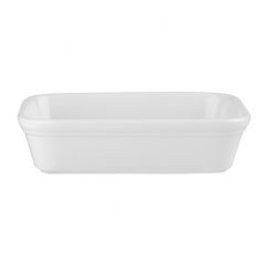 White Cookware Shallow Rectangular Dish 40cl