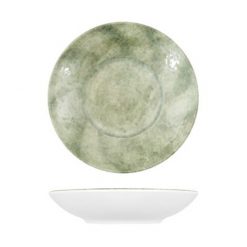 White Shakti Stone Melamine Coupe Bowl Dia 185x40mm