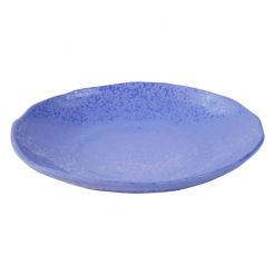 Mineral Indigo Crackle Plate