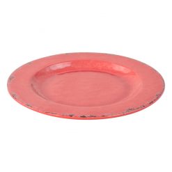 Red Casablanca Melamine Plate