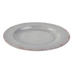 Grey Casablanca Melamine Plate